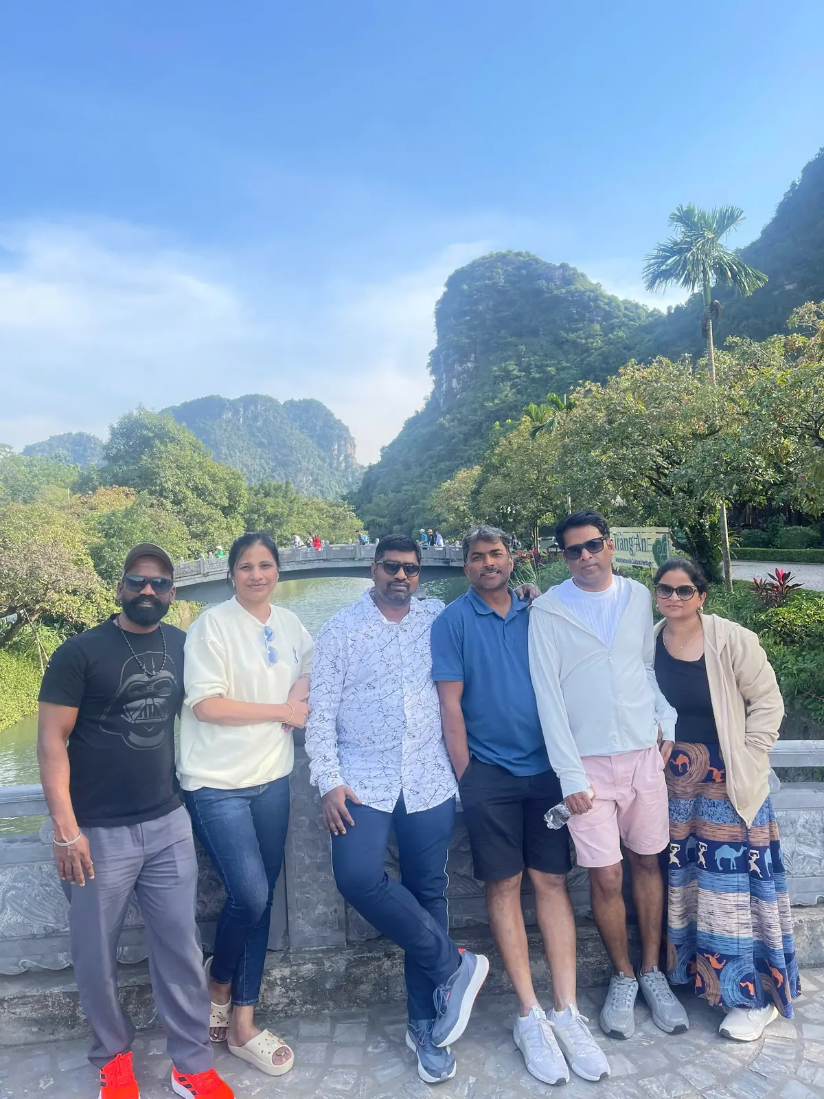 Guests among the karsts at Trang An, Ninh Binh — the day most ten-day itineraries add